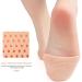 Silicone Toe Protectors for Women - Dance Gel Pads for Pointe Shoes with Breathable Hole - Brown One Size - Buy Online on SooperMarket.com