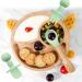 77 Star Bamboo Baby Weaning Set | Suction Bowl, Plate, Spoon & Fork | Non-Slip Baby Feeding Set with Strong Detachable Suction Base | Mist Color - Buy Online on SooperMarket.com