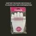 3 Pairs (2 Gloves) White Cotton Legend Gloves for Dry Hand Eczema Moisturizing - Women's Size | Stretchable Nighttime Gloves - Buy Online on SooperMarket.com