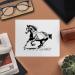 Buy 2 x Microfiber Cleaning Cloths - Horse Galloping Design | Eco-Friendly Multi-Purpose Cleaning | International Shipping Available - Buy Online on SooperMarket.com
