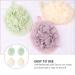4pcs Pure Color Bath Flower Balls - Loofah Sponges & Body Brushes for Relaxing Showers | High-Quality PE Mesh Back Scrubber - Buy Online on SooperMarket.com