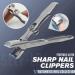 Ultra Sharp Nail Clippers Fingernail and Toenail Clippers Cutters Stainless Steel Wide Jaw Opening Anti Splash Sharp and Sturdy Easy to Use Portable Nail Trimmer Manicure Tools for Men & Women - Buy Online on SooperMarket.com