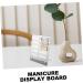 HAPINARY 1 Set Nail Display Board Magnetic Nail Art Display Board Nail Art Showing Board Nail Art Display Stand Nail Art Magnetic Display Board Nail Salon Display Boards Nail Salon Supply 20.00X16.00X0.40CM Transparent 1 - Buy Online on SooperMarket.com