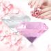 Glass Crystal Diamond Nail Art Display Tool Nail Art Display Photography Decoration 2 Colors(White) - Buy Online on SooperMarket.com