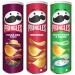 Pringles Original Tub 185g With Texas BBQ Tub 185g & Sour Cream & Onion Tub 185g (3 Pack Mixed Bundle)