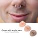3-Part Silicone Nose Model for Piercing Practice | Soft 3D Display with Acrylic Stand - Buy Online on SooperMarket.com