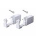 2 Pack Nose Piercing Gun Disposable Self Ear Nose Piercing Gun Kit Safety Painless Piercing Gun Kit with Stud (White)