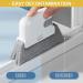 Grey-Window Cleaning Brush Windowsill Groove Deadend Cabinet Crevice Brush with Replace Head Household Cleaning Tools Easy Install - Buy Online on SooperMarket.com