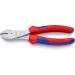 Knipex High Leverage Diagonal Cutter chrome-plated with multi-component grips 180 mm (self-service card/blister) 74 05 180 SB Multi-component Grips Blue/Red 180 mm chrome-plated on self-service card