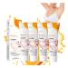 TMEEIHNSS 4PCS Leche Con Colageno Crema Aclarante  Crema De Leche Con Colageno Aclarante  Underarm Creams  Moisturizing Cream for Dark Skin Knees (white)