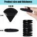 8 Pcs Cotton Powder Puff Set for Makeup - JASSINS Triangle Super Soft Puffs for Concealer, Loose Powder, Foundation - Black - Buy Online on SooperMarket.com