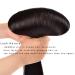 Double Weft Remy Human Hair Clip In Extensions 12 Inch #1B Natural Black - 70g 7pcs Silky Straight - Pack of 7 - Shop Now! - Buy Online on SooperMarket.com