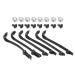 BESPORTBLE Shoes Accessories 3 Sets Roller Strap Buckle Replacement Shoes Strap Buckle Skates Shoes Fixed Straps Skates Fixed Buckles for Skating Shoe Supplies Ratchet Belt
