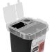 Large Capacity Blade Dispenser Etui | Hairdressing Salon Storage Container - Safe Blade Disposal for Salons (BlcAK) - Buy Online on SooperMarket.com