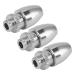 3Pcs Superior Stainless Steel Nasal Sprayer Optimal Nose Medicine Sprinkler & Drug Dropper Accessory for Pigs Set of 3 Medicine Dispensers for Enhanced Nasal