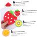 NOLITOY 4 Pcs Natural PU Sponge Brush Set for Newborns & Kids - Red Bath Wipe & Foam Body Sponges for Gentle Cleaning - Buy Online on SooperMarket.com