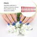 Dajidafu Coffin Nail Set Glossy Classic Scratch Resistant Press-on Fingernails Strong Viscosity Trend Manicure Stickers Type 14 - Buy Online on SooperMarket.com