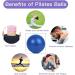 XIECCX Mini Yoga Ball 9 Inch - Home Exercise Pilates Therapy Balance Ball for Core Training - A-purple - Buy Online on SooperMarket.com