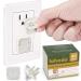 Outlet Covers Baby Proofing Socket Protectors Child Safety Plug Caps Difficult for Toddler to Remove Electric Shock Guard for US 3-Prong White 40 Pack 40 Count (Pack of 1)