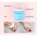 Buy Plastic Powder Puff Portable Container with Strainer & Lint Puff Perfect for Home & Travel Blue 1 Pack - Buy Online on SooperMarket.com