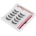 Magnetic Eyeliner & Eyelash Kit - 5 Pairs 3D No Glue Needed | Easy Application with Tweezers - Buy Online on SooperMarket.com