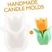 VILLCASE 3pcs Candle Mold White South Korea 3D Manual Silica Gel - Buy Online on SooperMarket.com