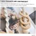 Zerodeko 4pcs Wood Hanging Newborn Ornament Set - Room Decor, Gifts, Rattle, Crinkle, Gym Pendants - Buy Online on SooperMarket.com