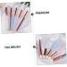 Baluue 2pcs Nose Brush Eyeshadow Brush Makeup Eyeshadow Lady Parts Eye Makeup Accessory Aluminum Tube Pink - Buy Online on SooperMarket.com