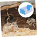 HAPINARY 1pc Hamster Toilet Trash Can Chinchilla Toilet Hamster Litter Toilet Small Pet Supply PVC 15x10cm Blue - Buy Online on SooperMarket.com