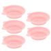 Portable silicone Brush Cleaner Bowl 5 Pieces Set For Makeup Brushes and Tools