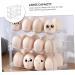1pc Box Transparent Egg Lattice Eggs Stackable Egg Frame Egg Storage Holder Refrigerator re-usable - Buy Online on SooperMarket.com