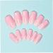 2set Detachable Long Coffin False Nails with Designs Press on Nails Wearable Fake Nail Decor Full Cover Art Tips - Buy Online on SooperMarket.com