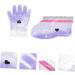 Mikinona 2 Pairs Wax Gloves Wax Cover Kit Paraffin Wax Feet Film Wax Hand Cover Hand Moisturizing Kit Beauty Hand Wax Cover Close Friends Set of Feet Spa Purple Non-woven Fabric - Buy Online on SooperMarket.com