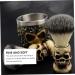 Buy Balacoo Skull Beard Brush Set - Men's Badger Shaving Brush & Mug | Premium Barber Tools for Facial Cleaning & Shaving Soap Bowl - Buy Online on SooperMarket.com