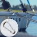 Pubiao 4-Piece Stainless Steel Carabiner Feather Hooks (M6) - Durable Chain Hooks for Travel Camping Hiking Fishing & Dog Walking - Buy Online on SooperMarket.com