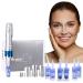 Dr. Pen Ultima A6 - Authentic Multi-function Wireless Derma Beauty Pen - Trusty Skin Care Tool Kit - 12pins 2 (0.25mm) + 36pins 2 (0.25mm) + Round Nano Pins (0.25mm) x2 Cartridges