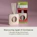 Enviroscent Ltd Edition Seasonal Non-Toxic Air Freshener Kit - Honeycrisp Apple & Cardamom | Essential Oils 6 Stix Mango Wood Stand | International Shipping - Buy Online on SooperMarket.com
