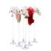 BestMall Cat Ball Feather Wand Toys With Strong Suction Cups Window Kitten Cute for Interactive Kitten Funny Teaser Wand Indoor Kitty Stick Toy Pet Activity Chaser Toy for Playing Training Exercise #5