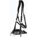 Heinick-Reitsport Professional Leather Cavesson - Black Stainless Steel Bit Strap Nosepiece for Thoroughbreds | International Shipping Available - Buy Online on SooperMarket.com