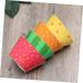 ibasenice 144 pcs kids decor cake toppers cake decorations fruit decor hawaiian decor Hawaii fruit toppper Hawaii toppper Hawaii cupcake toppper decorate top hat Insert card the summer child - Buy Online on SooperMarket.com