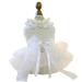 BT BEAR SMALLY DOUCH CLEID PUPTION ROCK SCHAFE Princess Dress Tutu-Rock Wedding Lace Dress for Cats Small Dogs Girls Apricose Size M Apricotes