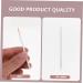 WOONEKY 100pcs Disposable Eyeliner Brush Woman Makeup Brush Lipliner Brush Fine Liner Brush White Nylon - Buy Online on SooperMarket.com