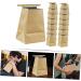 15pcs Kraft Paper Vomit Bags | Light Brown Mini Trash Bags for Travel - Buy Online on SooperMarket.com