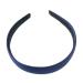 Satin Navy Blue Headband - 2.5 cm Wide | International Shipping Available - Buy Online on SooperMarket.com