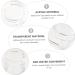 VILLCASE 4 Pcs Ant Water Feeder Mini Water Dispenser Ant Drinking Tools Ant Water Drinking Bowl Pet Ant Nest 4x4cmx2pcs Transparent Colorx2pcs - Buy Online on SooperMarket.com