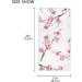 Pfrewn Cherry Blossoms Hand Towel 16x30 | Watercolor Pink Sakura Branch Bathroom Towel - Buy Online on SooperMarket.com