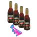 Malt Vinegar 12 Fluid Ounce Pack of 4 with Measuring Spoons Set