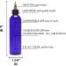 8 oz Twist Top Applicator Bottle - BPA-Free PET, Refillable, Black Nozzle - Blue - Multi Purpose - Buy Online on SooperMarket.com