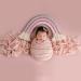 Newborn Photography Props Bundle: 4 PCS Handmade Knit Wrap Blankets Swaddle with Pearl Decor & Headbands - Snow Powder/Purple Gray - Buy Online on SooperMarket.com