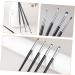Healeved 4pcs Horse Hair Wooden Handle Eyeliner Precision Brush Black Eye Makeup Kit - Buy Online on SooperMarket.com